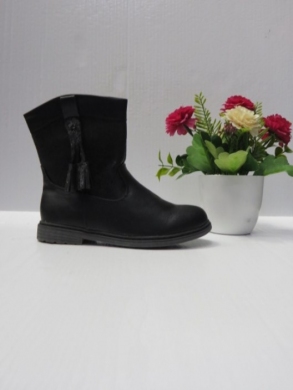 Botki dziewczęce ocieplane (30-35) H58 BLACK