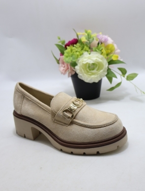 Półbuty damskie na obcasie (36-41) XYX-24218 BEIGE