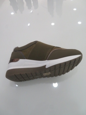 Buty sportowe damskie na koturnie (36-41) NB512 GREEN