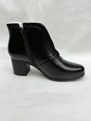 Botki damskie na obcasie (36-41) E034 BLACK