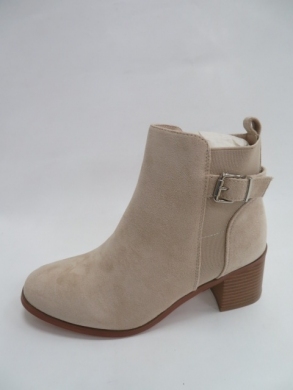 Botki damskie jesienne na obcasie (36-41) DA67 BEIGE