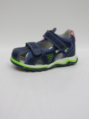 Sandały chłopięce (21-26) AB233 DBLUE/GREEN