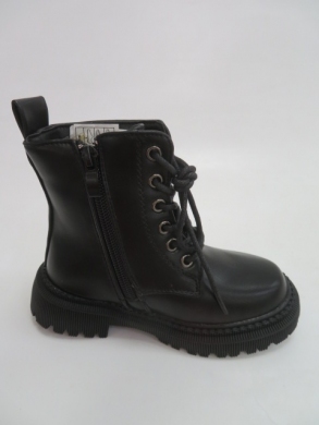 Botki dziewczęce ocieplane (25-30) 7721B BLACK