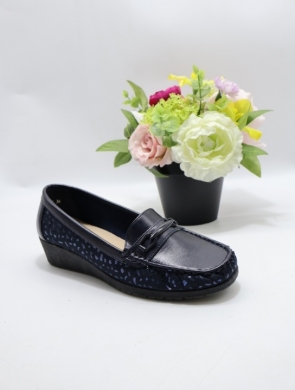 Mokasyny damskie na koturnie (36-41) YEHJ-160 BLUE