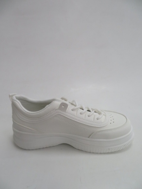 Sportowe Damskie na koturnie (36-41) XLL-4017 WHITE