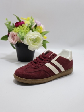 Buty sportowe damskie na płaskim (36-41) 6610 WINE
