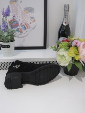 Botki damskie na obcasie (36-41) M572 BLACK