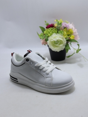 Buty sportowe damskie na płaskim (36-41) D235-32 WH/BL
