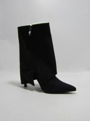 Kozaki damskie na szpilce (36-41) F11199 BLACK