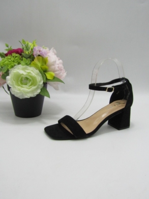 Sandały damskie na obcasie (36-41) R151 BLACK