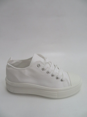 Trampki Damskie na koturnie (36-41) PC12 WHITE