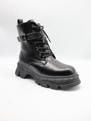 Botki dziewczęce ocieplane (32-37) HC551 BLACK