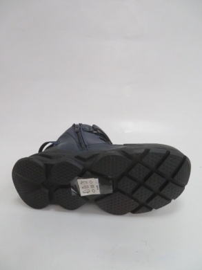 Botki chłopięce ocieplane (31-36) H286 BLACK/RED