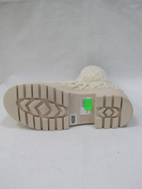 Kozaki damskie na płaskim (36-41) NS268 BEIGE
