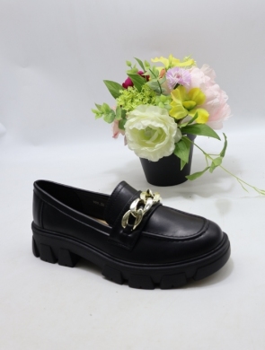 Mokasyny damskie na płaskim (36-41) 999 BLACK