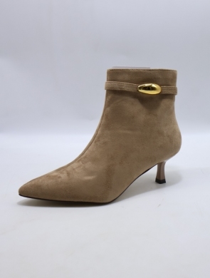 Botki damskie na szpilce (36-41) 5277 BEIGE