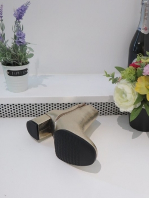 Botki damskie na obcasie (36-41) 2774 GOLD