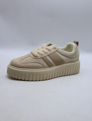 Buty sportowe damskie na płaskim (36-41) A013 BEIGE