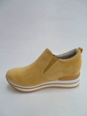 Buty sportowe damskie na koturnie (36-41) HQ986 YELLOW