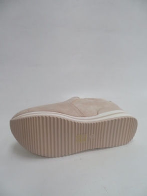 Buty sportowe damskie na koturnie (36-41) HQ986 BEIGE