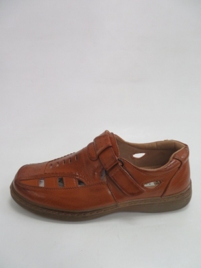 Półbuty męskie -skórzane (40-46) JA59 YELLOW/BROWN