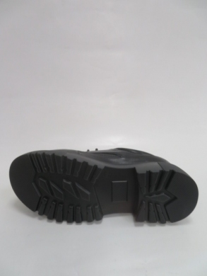 Półbuty damskie na płaskim (36-41) C21-8681 BLACK