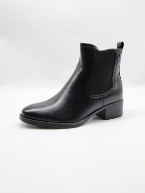 Botki damskie ocieplane na obcasie (36-41) YCC-93 BLACK
