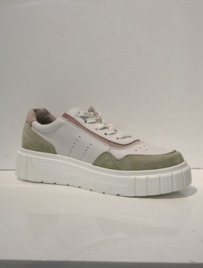 Buty sportowe damskie na płaskim (36-41) GD-LX1029 WH/GREEN