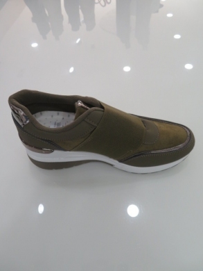 Buty sportowe damskie na koturnie (36-41) NB512 GREEN