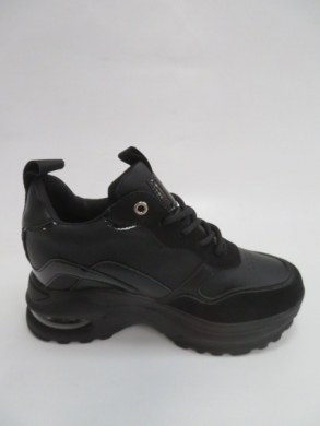 Buty sportowe damskie na koturnie (36-41) AB1719 BLACK