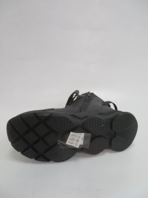 Botki chłopięce ocieplane (31-36) H286 BLACK/RED