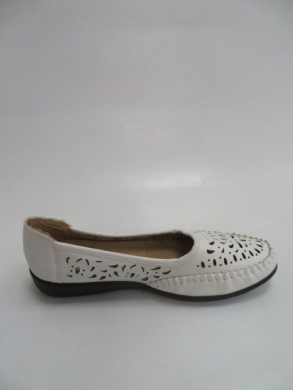 Półbuty damskie na płaskim (37-42) F01 WHITE