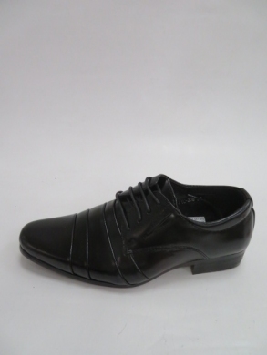 Półbuty męskie -skórzane (36-41) LXC 308 BLACK