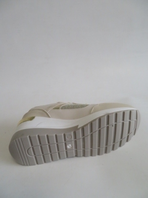 Buty sportowe damskie na koturnie (36-41) 8030 BEIGE