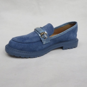 Mokasyny damskie na płaskim (36-41) 6889 BLUE