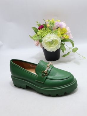 Mokasyny damskie na płaskim (36-41) YDF-20A GREEN