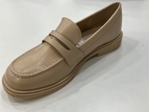 Mokasyny damskie na płaskim (36-41) 06909 BEIGE