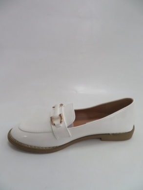 Mokasyny damskie na płaskim (36-41) 8033 WHITE