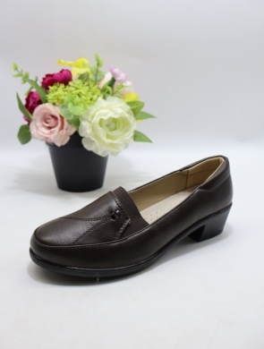 Półbuty damskie na obcasie (36-42) 9T1004-2 BROWN