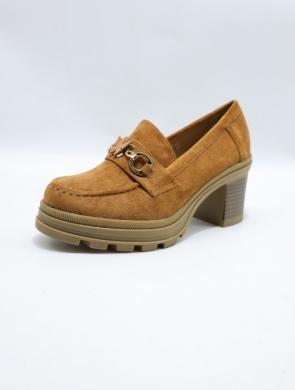 Półbuty damskie na obcasie (36-41) XYX-24219 CAMEL