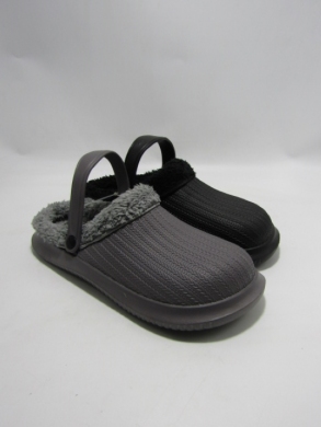 Kroksy męskie ocieplane (41-46) 2880-2 BL/NA/GREY