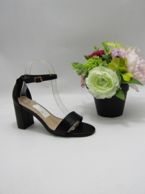 Sandały damskie na obcasie (36-41) R152 BLACK