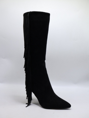 Kozaki damskie na szpilce (36-41) 9222 BLACK