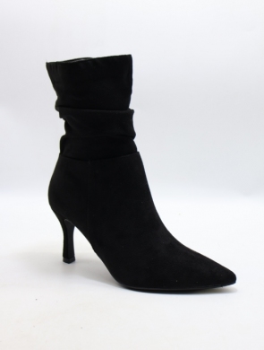 Botki damskie na szpilce (36-41) 8746 BLACK
