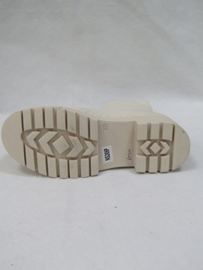 Kozaki damskie na płaskim (36-41) NS269 BEIGE