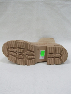 Kozaki damskie na płaskim (36-41) NS267 KHAKI