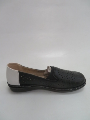 Półbuty damskie na płaskim (36-41) 8201-1 BLACK