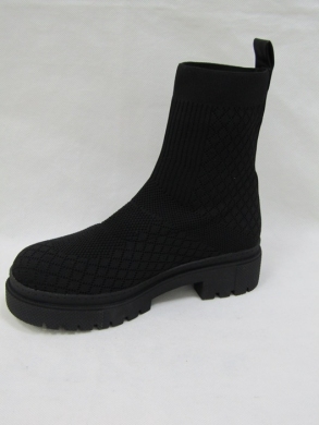 Kozaki damskie na płaskim (36-41) NS269 BLACK