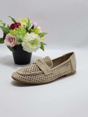 Mokasyny damskie na płaskim (36-41) 2219 KHAKI