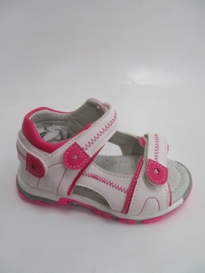 Sandały dziewczęce (19-24) F666 WHITE/PINK